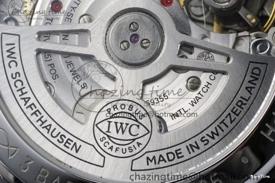 MIROTIME 0205 Portuguese Chrono IW371620 APSF 1:1 Best Edition White Blue Dial on Blue Leather Strap A MultiPurpose 7039